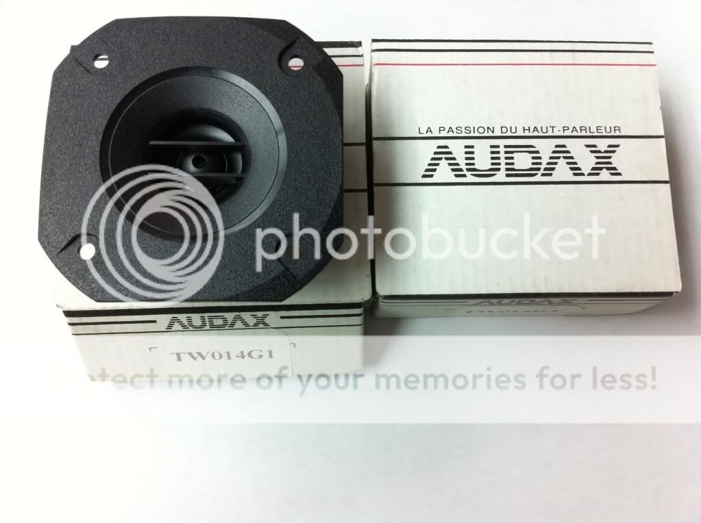 AUDAX TW014G1 Tweeter pair. High Sensitivity & Dynamic  