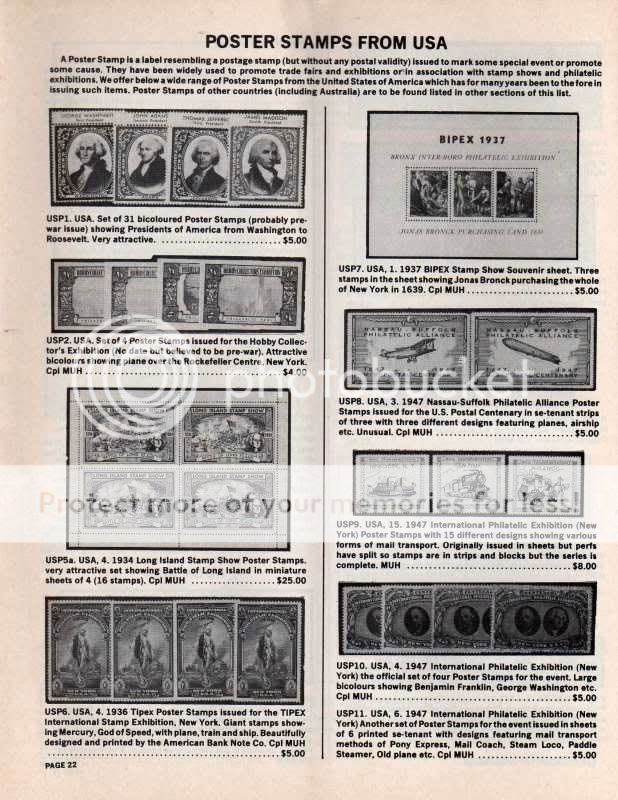 Following are a few pages from the original (printed) price lists to 