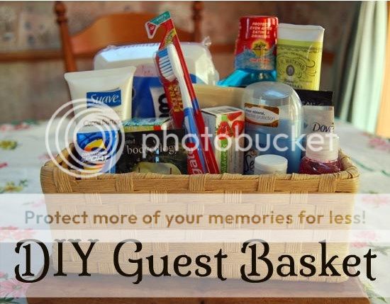 DIY Guest Basket  using FREE s...