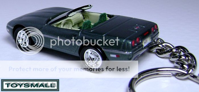   1994~1995~1996 GREEN CHEVY CORVETTE C4 CONVERTIBLE VETTE NEW PORTE CLE