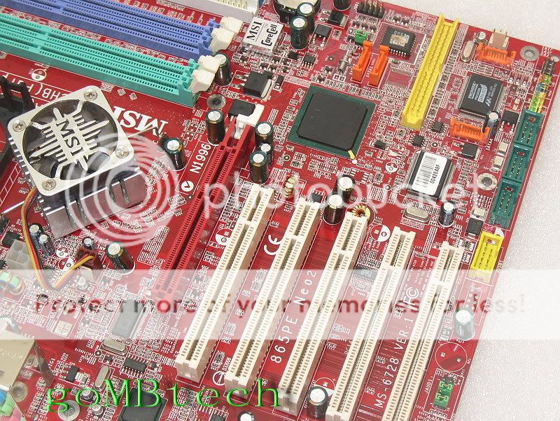 MSI 865PE Neo2 FIS2R MOTHERBOARD intel SOCKET 478 1394 0816909003680 