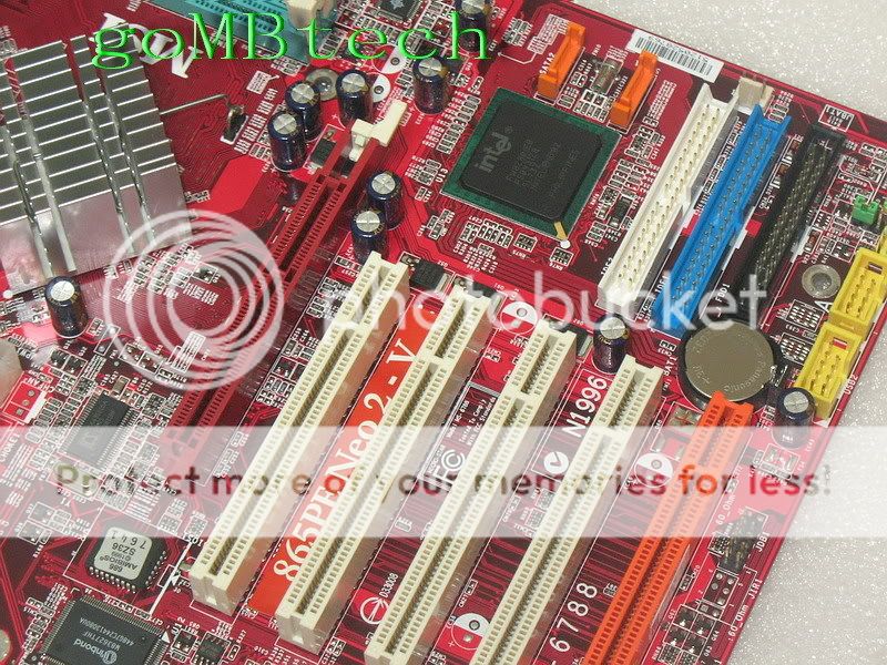 This auction is for a used MSI 865PE Neo2 V Socket 478 Motherboard 