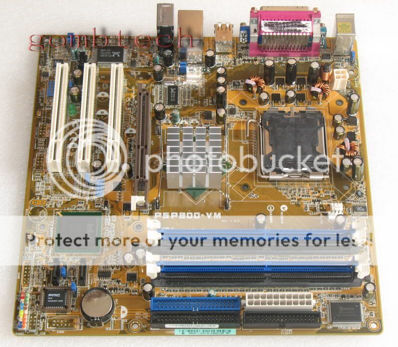 ASUS P5P800 VM Socket 775 Motherboard 865G AGP DDR EMS  