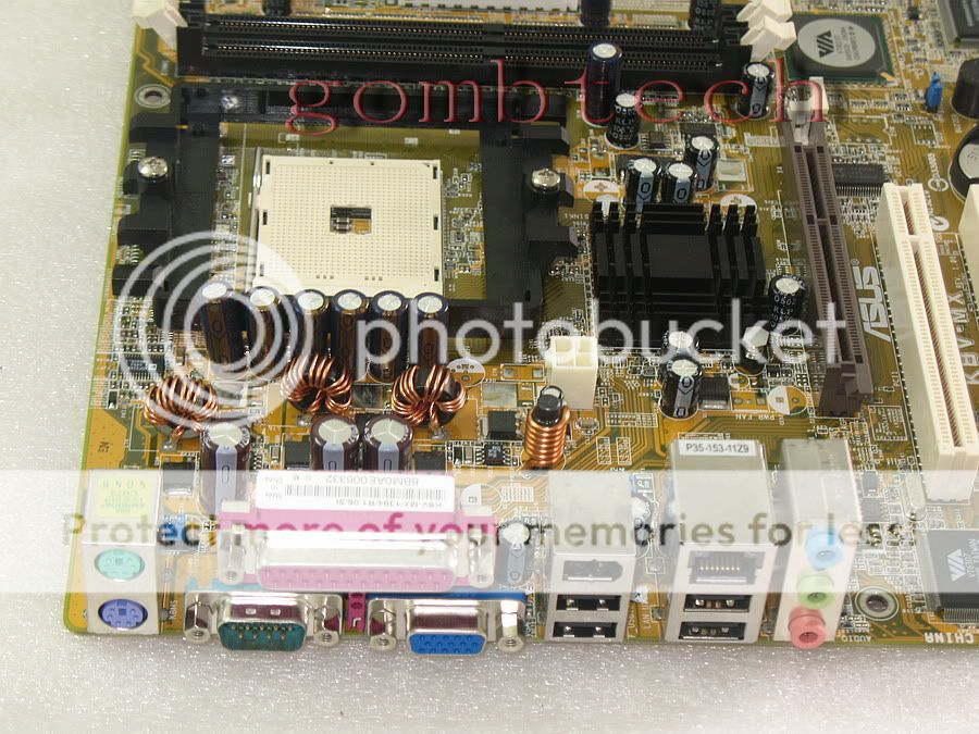 ASUS K8V MX ATHLON SOCKET 754 AMD MOTHERBOARD mATX DHL  