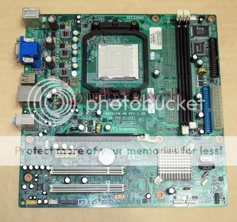 ECS MCP61PM HM 1.0B Iris GL6 5189 HP MOTHERBOARD AM2  