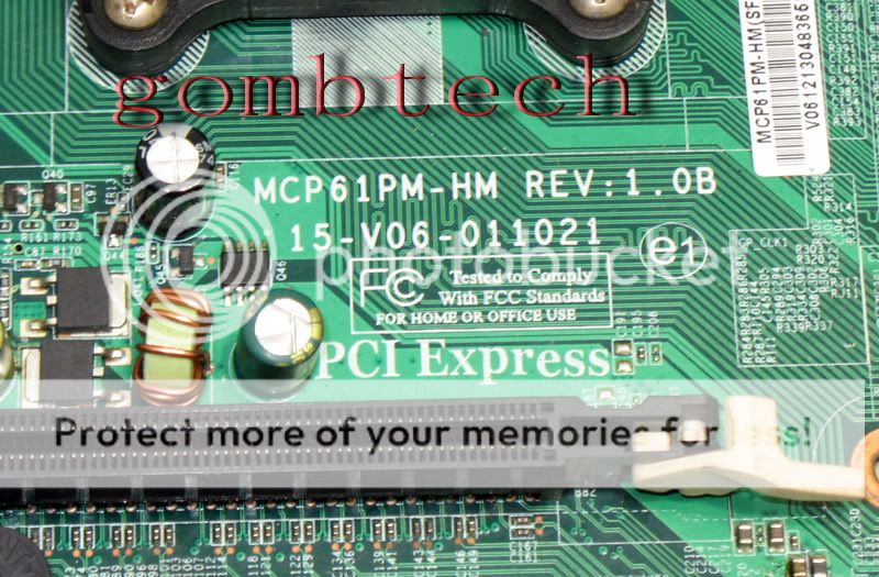 ECS MCP61PM HM 1.0B Iris GL6 5189 HP MOTHERBOARD AM2  