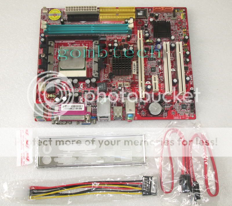 Athlon 3400 +MSI K8NGM V socket 754 VGA PCIe ms 7228 MB  