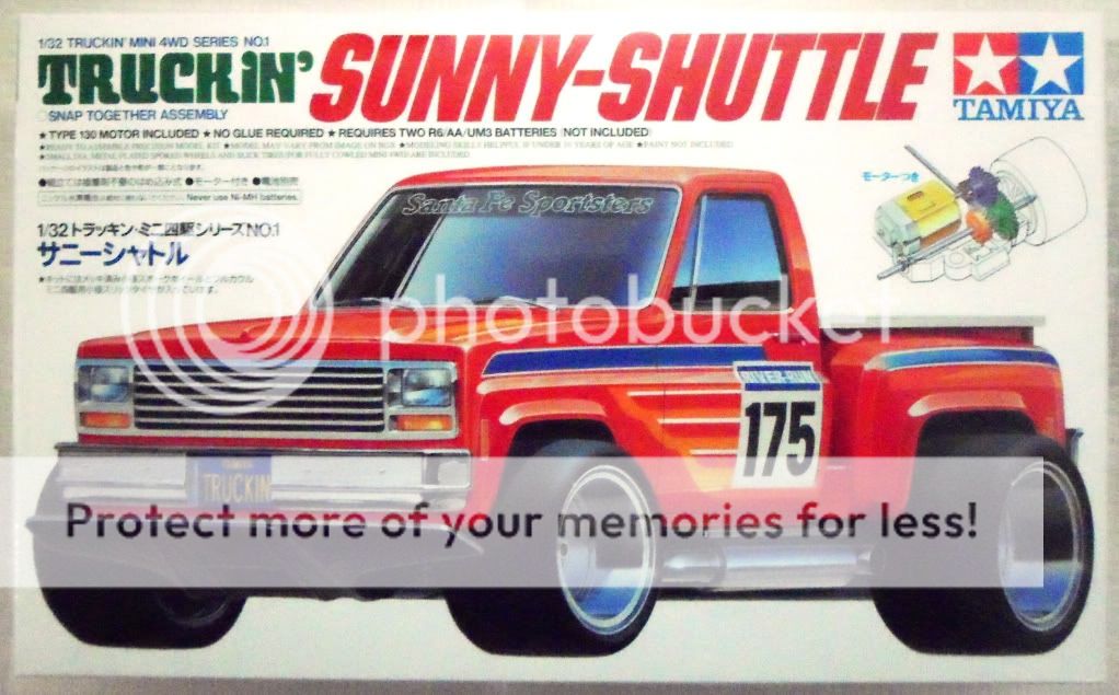 17501 1/32 TAMIYA MINI 4WD SUNNY SHUTTLE MODEL KIT  