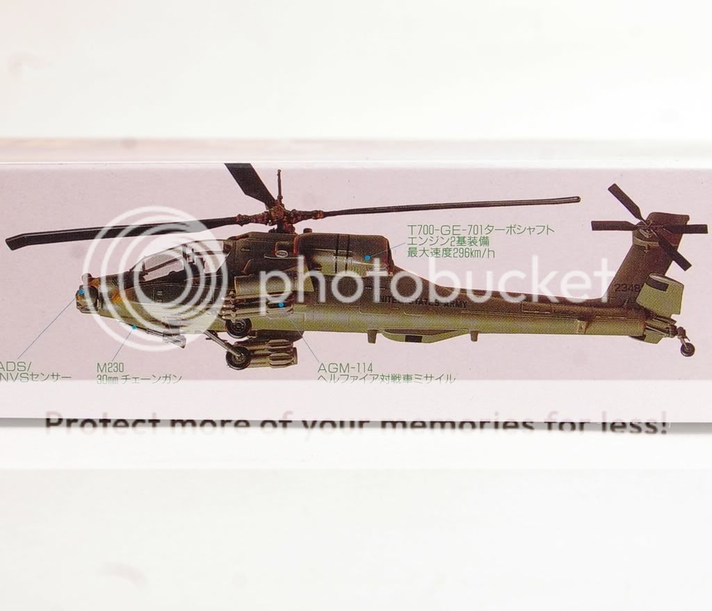 72 TAMIYA AH 64 ATTACK HELICOPTER MODEL KIT 60707