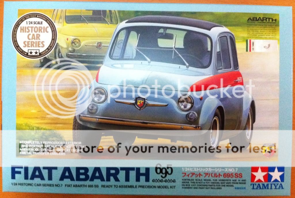 89675 1/24 Tamiya FIAT ABARTH 695 SS Model Kit  