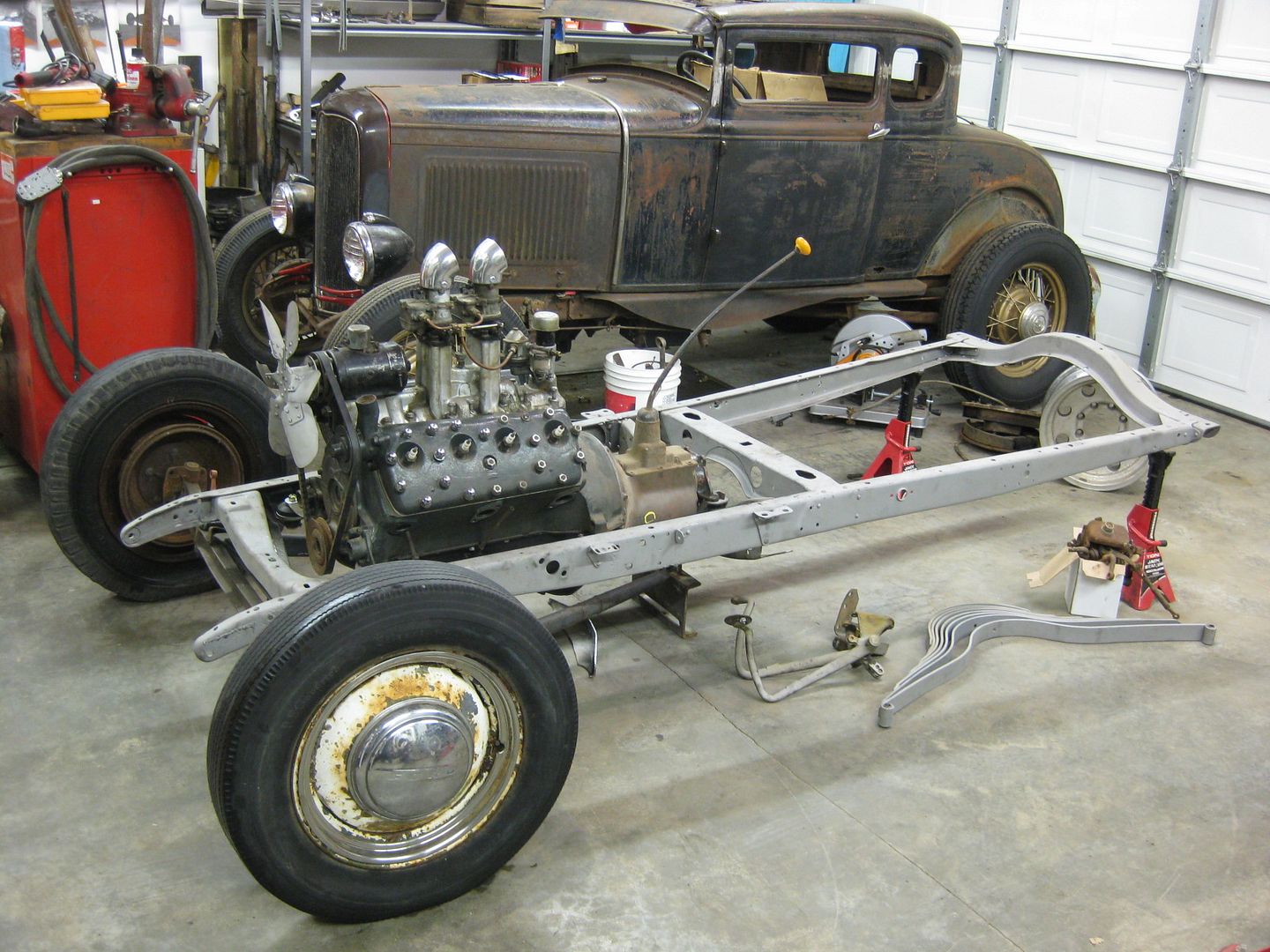 Flathead v8 into model a ford #10