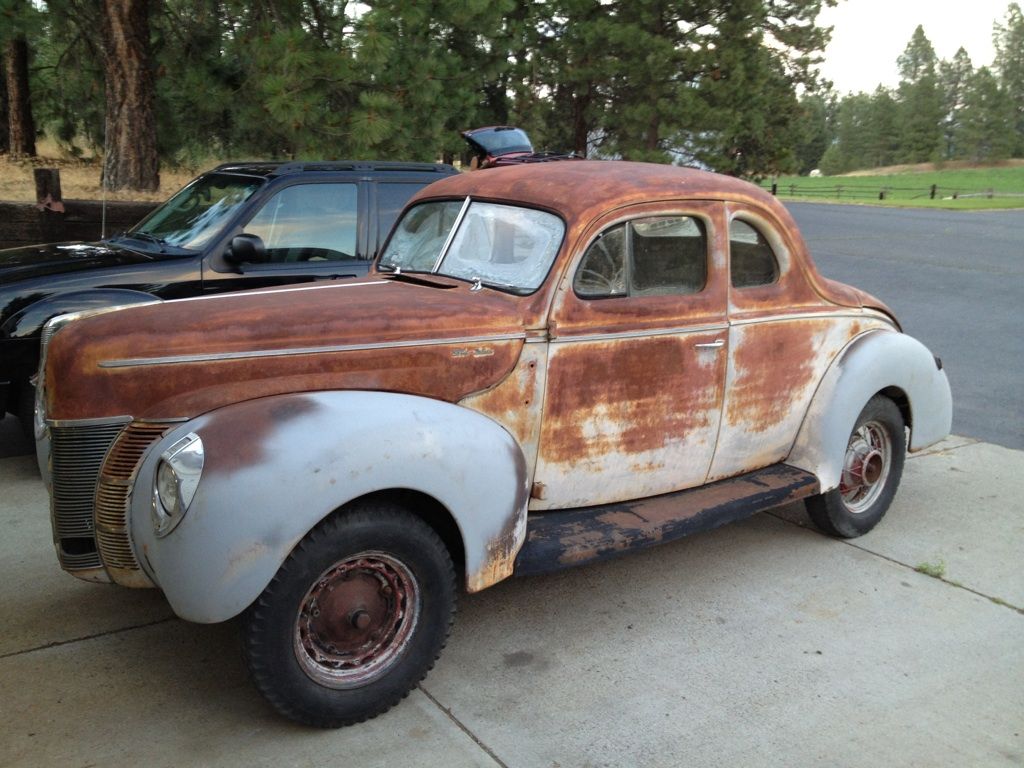 1940 Ford coupe project for sale