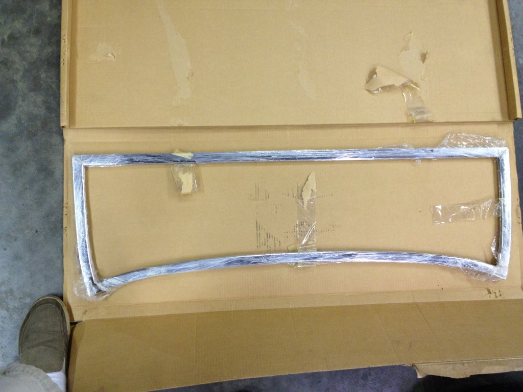 1934 Ford coupe windshield frame #5