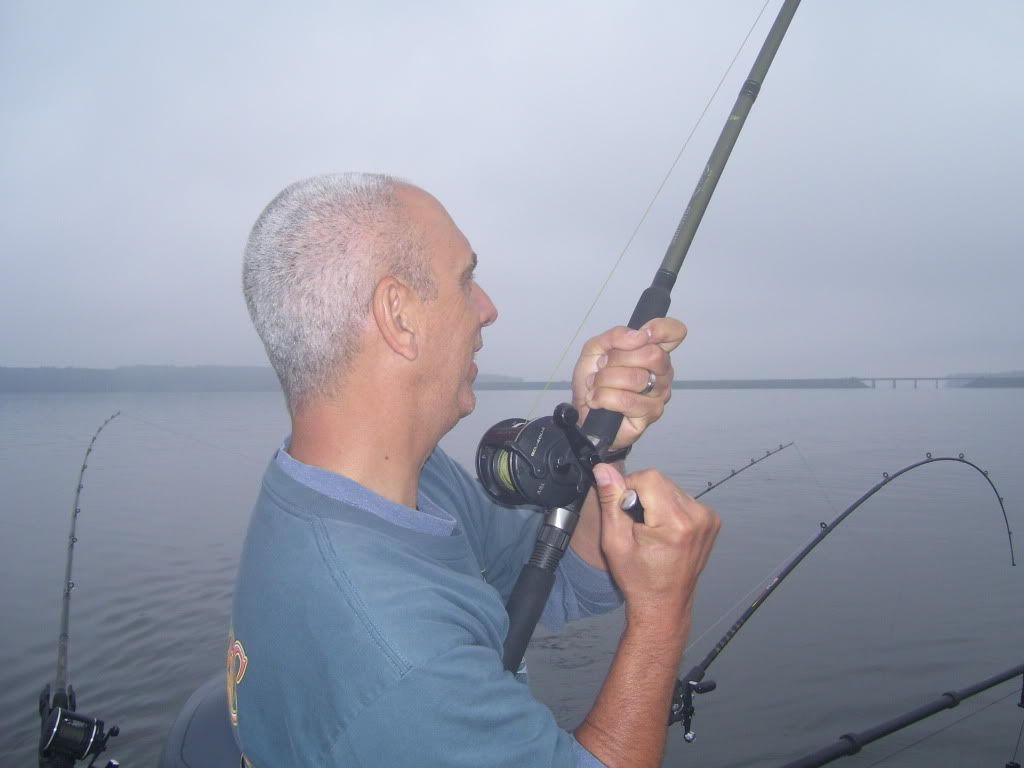 Striper Fishing On Jordan Lake