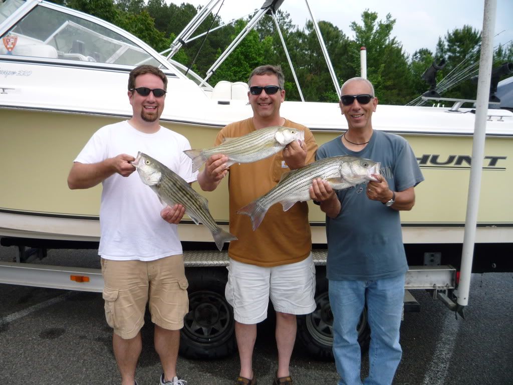 Striper Fishing On Jordan Lake